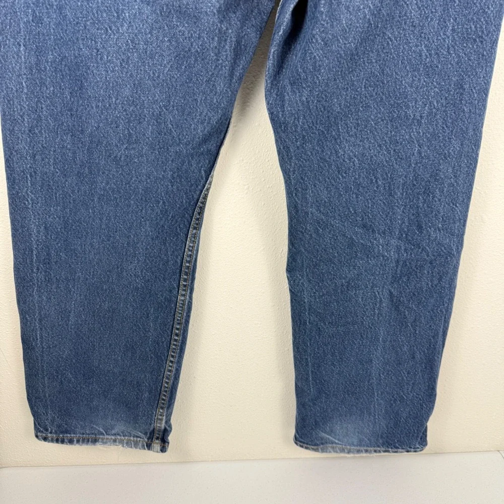 Levis 505 Regular Fit‎ Mens Blue Jeans Straight Leg Medium Wash 40x30 Cotton